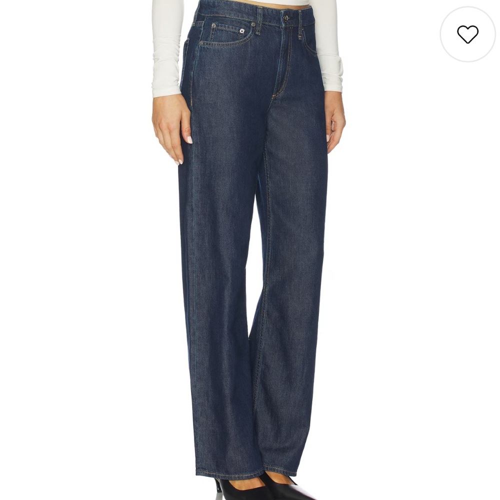 rag & bone Dark Blue Straight Leg Jeans